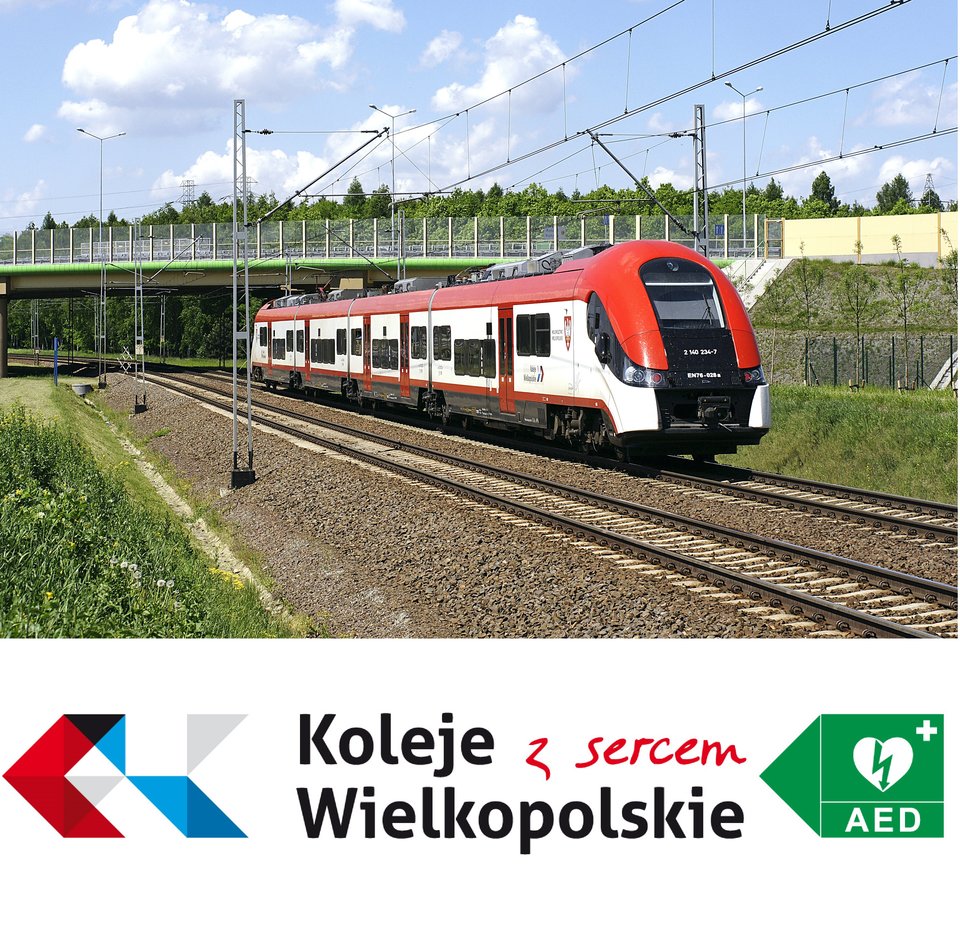 Plakat kolei wielkopolskich
